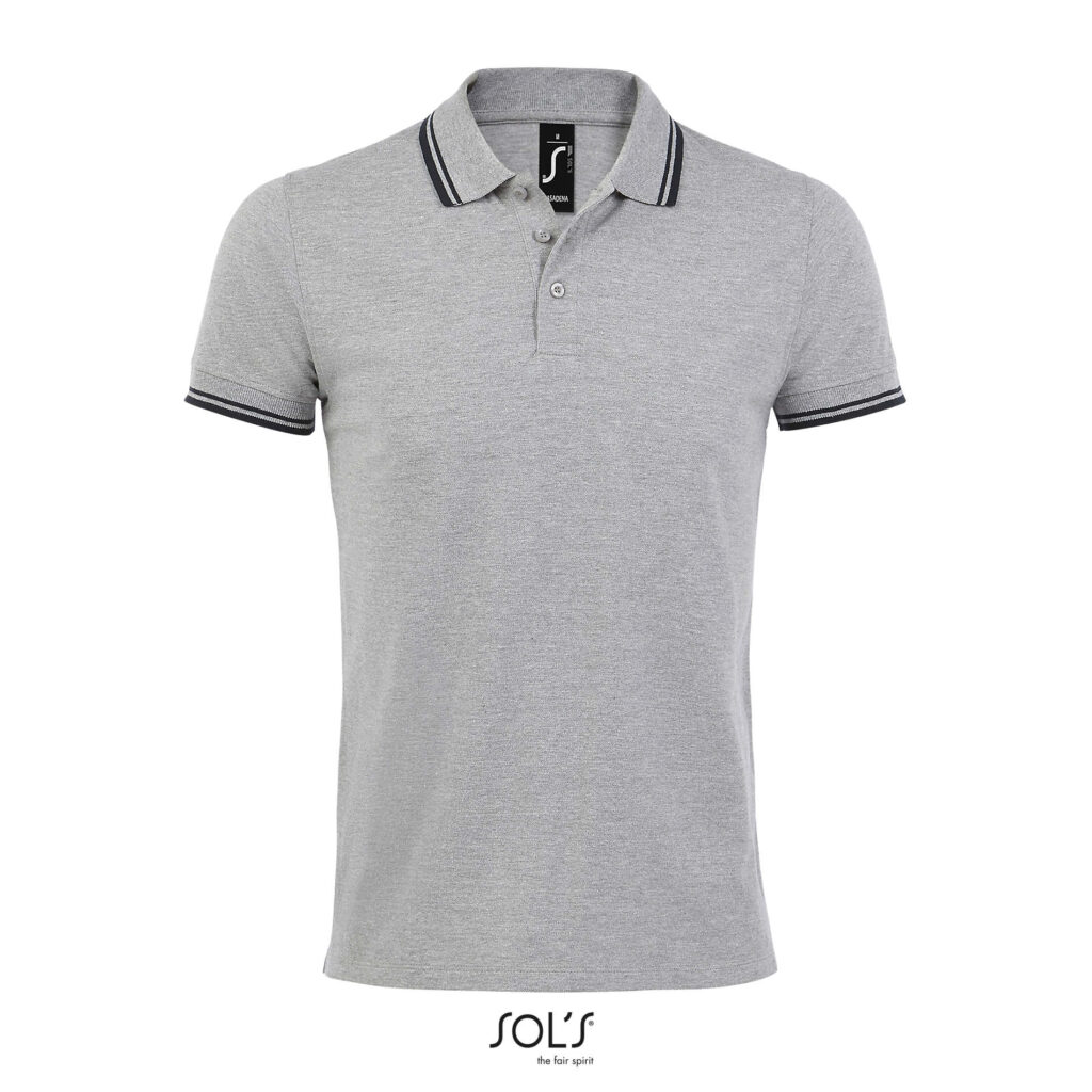 PASADENA MEN — Grey Melange/ French Navy