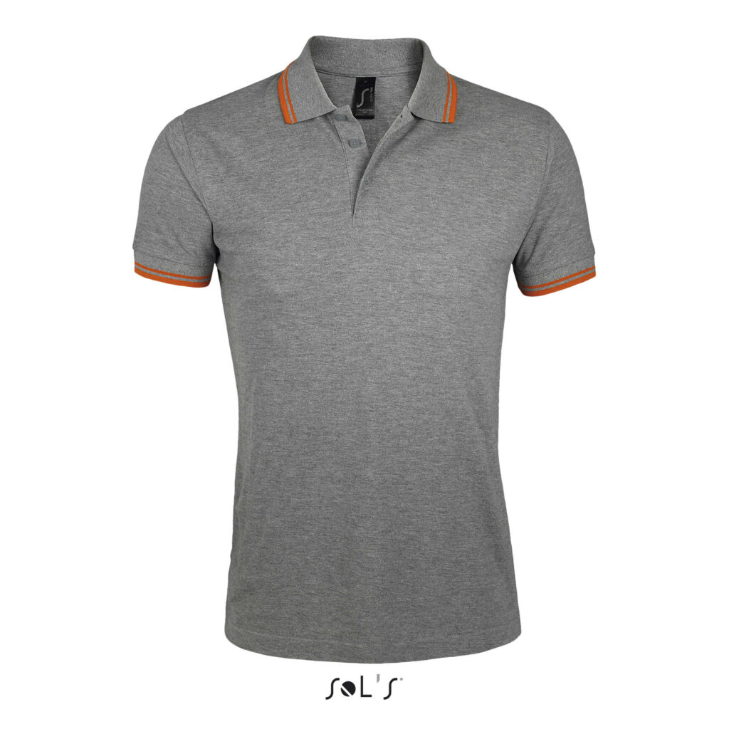 PASADENA MEN — Grigio Melange/Arancione