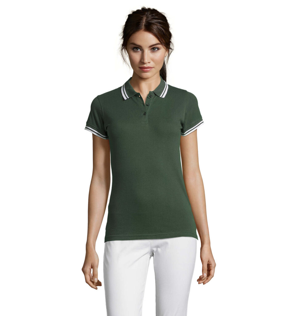 PASADENA WOMEN — Forest Green/White