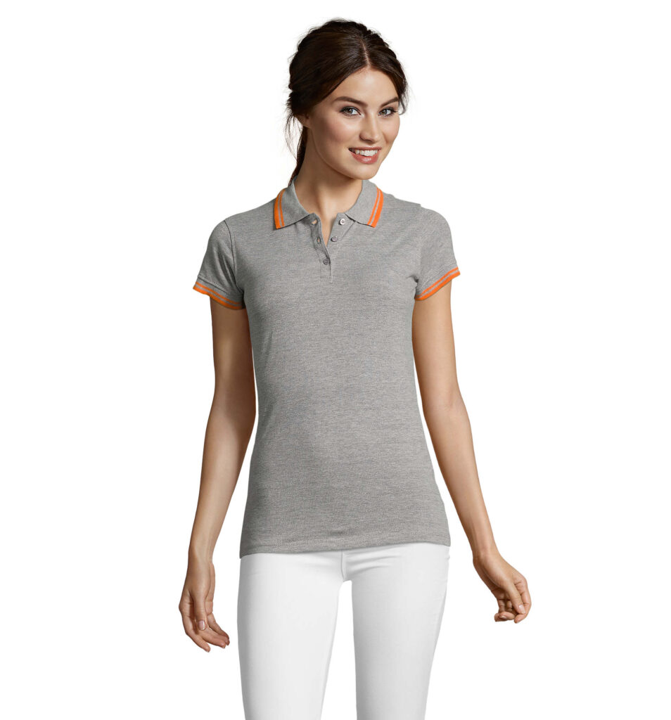 PASADENA WOMEN — Grigio Melange/Arancione