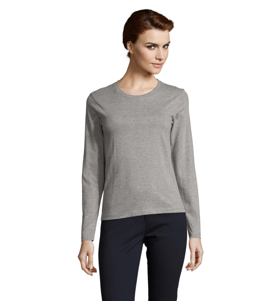 IMPERIAL LSL WOMEN — Grigio Melange