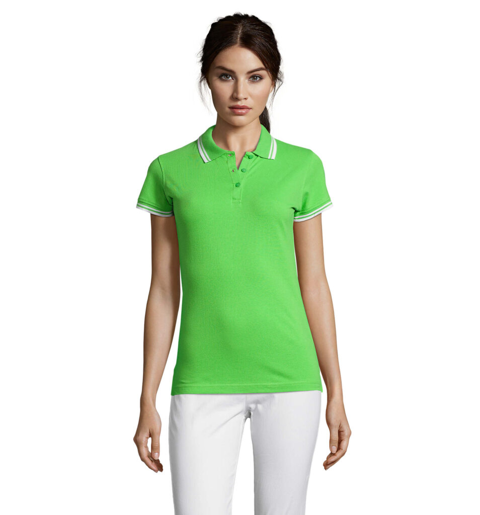 PASADENA WOMEN — Lime/White