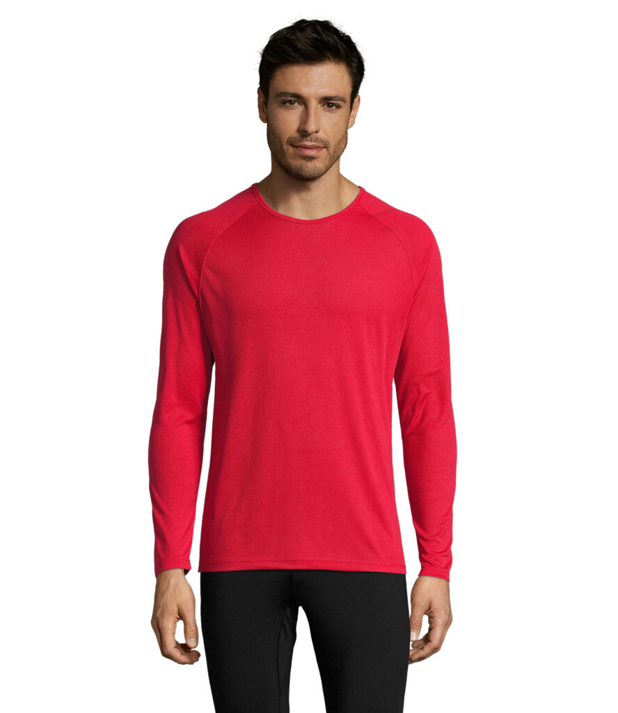 SPORTY LSL MEN — Rosso