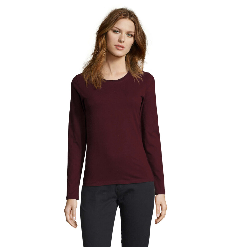 IMPERIAL LSL WOMEN — Oxblood