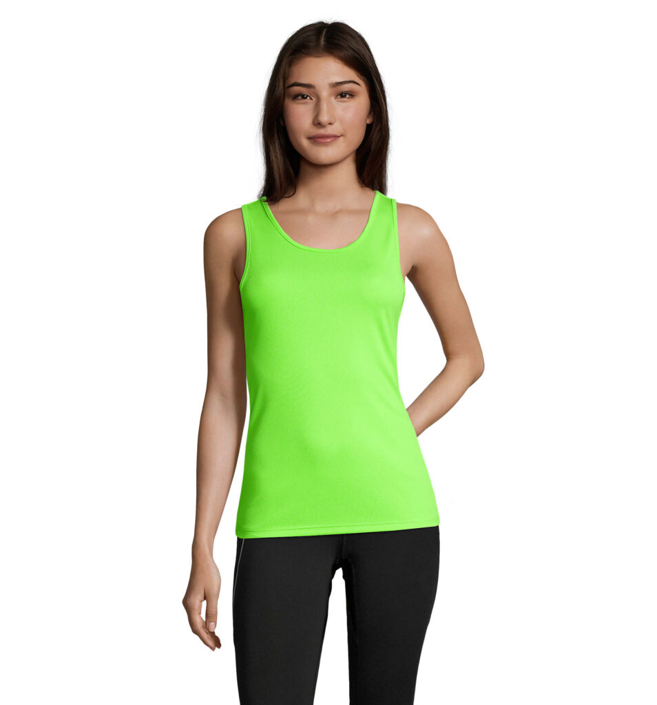 SPORTY TT WOMEN — Verde Fluo
